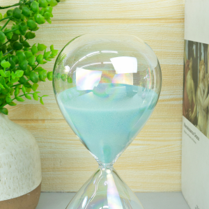 AMPULHETA DE VIDRO FURTA-COR DE 30 MINUTOS 20CM - 5274-TI