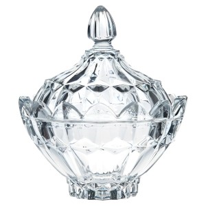 BOMBONIERE DE VIDRO 17X20CM COM TAMPA - 431202W