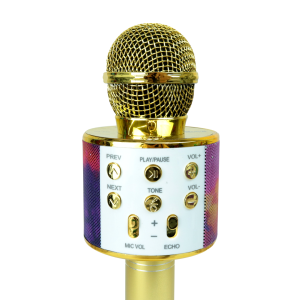 MICROFONE INFANTIL THE MASKED SINGER BLUETOOTH - MTMSGOLDEN