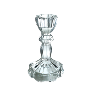 CASTIÇAL DE VIDRO SODO CALCICO 6,5X11CM - CA16236