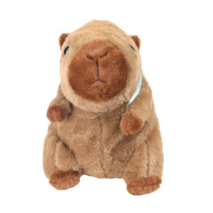 PELUCIA CAPIVARA COM MOCHILA DE CACHORRINHO NAS COSTAS - FE7518MR-C
