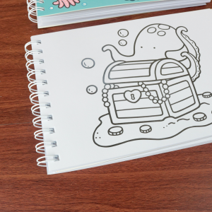 LIVRO DE COLORIR 100 FOLHAS - A5-MJ6165-2D AZ