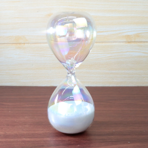 AMPULHETA DE VIDRO FURTA-COR DE 15 MINUTOS 16,5CM - 6487-B