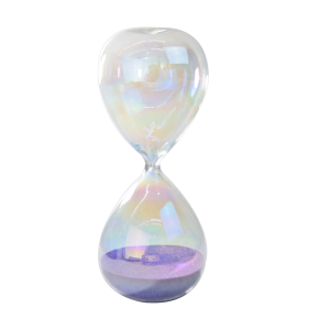 AMPULHETA DE VIDRO FURTA-COR DE 15 MINUTOS 16,5CM - 6487-D