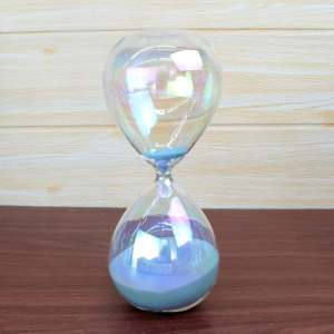 AMPULHETA DE VIDRO FURTA-COR DE 30MINUTOS 20CM- 6488-D