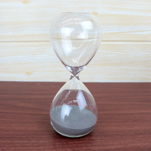 AMPULHETA DE VIDRO 15 MINUTOS 16,5CM - 6484-C