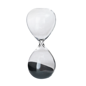 AMPULHETA DE VIDRO 15 MINUTOS 16,5CM - 6484-D