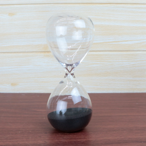 AMPULHETA DE VIDRO 15 MINUTOS 16,5CM - 6484-D