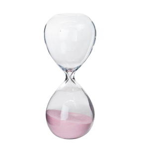 AMPULHETA DE VIDRO 15 MINUTOS 16,5CM - 6484-E