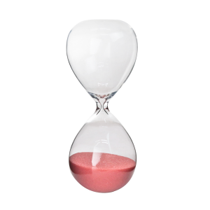 AMPULHETA DE VIDRO 15 MINUTOS 16,5CM - 6484-F