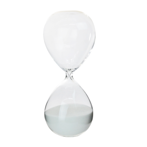 AMPULHETA DE VIDRO 30 MINUTOS 20CM - 6485-B