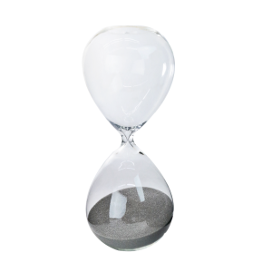 AMPULHETA DE VIDRO 30 MINUTOS 20CM - 6485-F