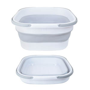 BALDE RETRÁTIL DE PLÁSTICO COM ALÇAS 10 LITROS - 6808