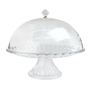 SUPORTE COM TAMPA PARA BOLO DE PLÁSTICO PET - FJ91351