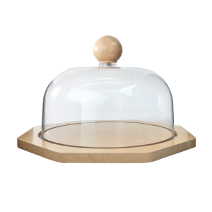 QUEIJEIRA PEQUENA DE MDF COM TAMPA DE ACRÍLICO - CX248