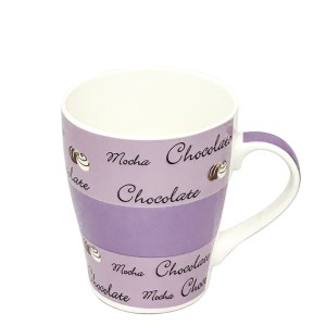 CANECA PORCELANA LILAS 300 ML - BFSD0832