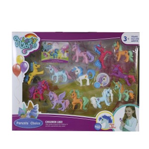 KIT PONEY DIVERTIDO COM 12 PEÇAS MY LOVELY HORSE- COM INMETRO - FF-1216