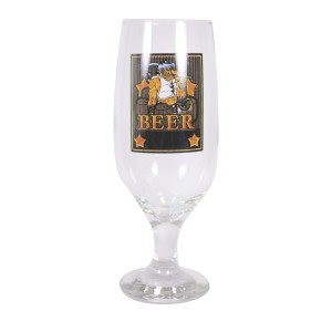 TAÇA DE VIDRO FLORIPA PARA CERVEJA RETRÔ BEER - 300 ML - 17 CM - MODELO 03 - 07732-3