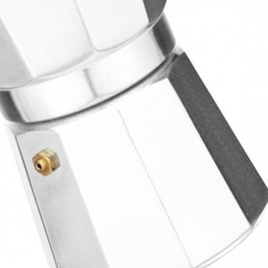 CAFETEIRA TIPO ITALIANA DE ALUMINIO 600 ML  PARA 12 XICARAS 50 ML  - NS1320