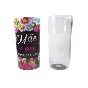 COPO DE PLÁSTICO COM TAMPA ROSQUEAVÉL PARA PERSONALIZAÇÃO 380 ML - HG83531-VM
