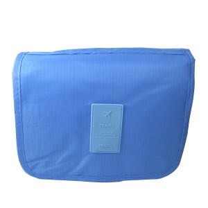 NECESSAIRE PORTATIL PARA VIAGEM COM DIVISORIAS E CABIDE - HB69405-AZCL