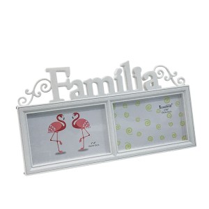 PORTA RETRATO DE PLASTICO DUPLO FAMILIA 10X15 - PR001-BR