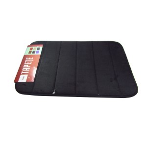 TAPETE PARA BOX DE BANHEIRO EM PVC 40X60 PRETO - 94894-PT