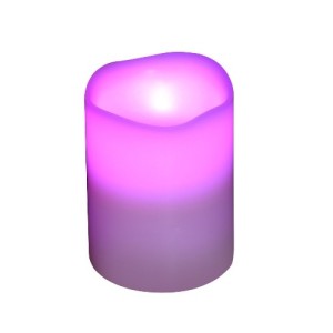 KIT VELA DE PARAFINA COM LED E CONTROLE REMOTO 3 PÇS - DTC1203