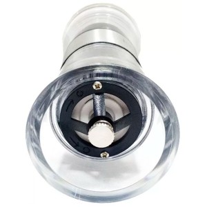 MOEDOR DE PIMENTA DUPLO EM ACRÍLICO E INOX MANUAL - 6458