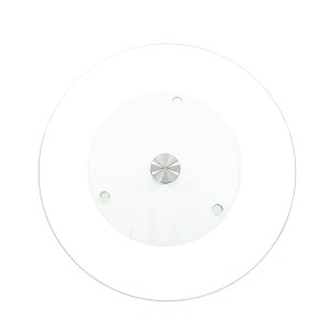 BANDEJA GIRATORIA EM VIDRO TEMPERADO 30 CM