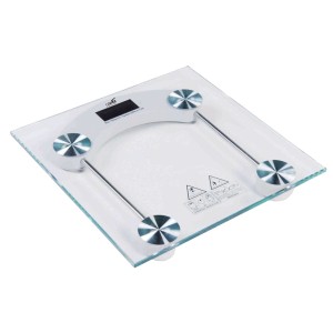 BALANÇA DIGITAL VIDRO TEMPERADO PARA BANHEIRO QUADRADA CAPACIDADE 180 KG - CA05020