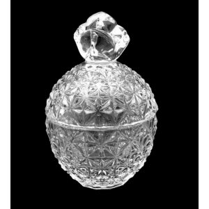 BOMBONIERE DE VIDRO16X10 EM FORMATO ABACAXI - UHS0202