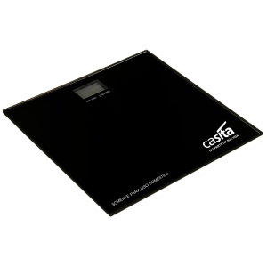 BALANÇA DIGITAL VIDRO TEMPERADO SERIGRAFADO  QUADRADA CAPACIDADE 180 KG - CA05017-PT