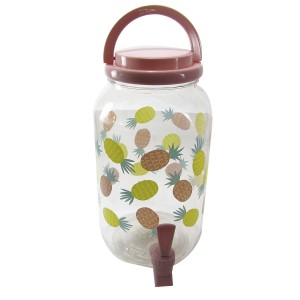 SUQUEIRA DE PLÁSTICO 3.3L  COM 4 COPOS DE PLÁSTICO  - 1637-RS