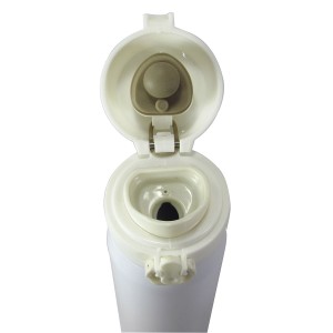 GARRAFA TÉRMICA AÇO INOX TRAVA VACUUM CUP  400 ML -GDR0293-BR