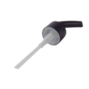 PORTA SABONETE LIQUIDO DE PORCELANA 300 ML PRETO -1358-PT