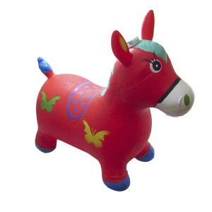 CAVALINHO UPA UPA COM BORBOLETAS DE BORRACHA COM SOM E LUZ - COM INMETRO -BPP04-VM