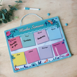 Planner Semanal Lousa Magnética 40CM - HE66316- TI