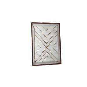 PORTA RETRATO DE METAL ARAMADO 10X15 - 4521-GR