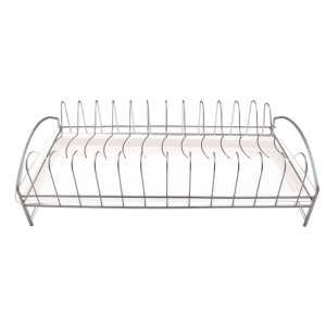 ESCORREDOR DE PRATOS DE FERRO E BANDEJA DE PLÁSTICO 2 PEÇAS - CA09515-BR