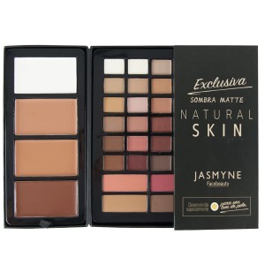 KIT MAQUIAGEM SOMBRA MATTE NATURAL SKIN - V780B