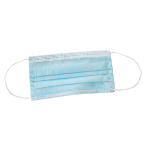 MÁSCARA DE PROTEÇÃO FACIAL AZUL DESCARTAVEL DE POLIPROPILENO BOX COM 50 UNIDADES - YS43092