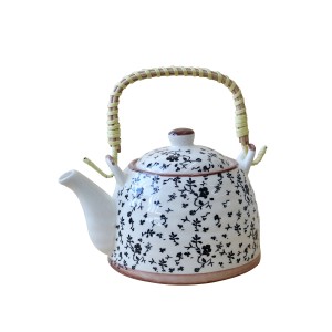 CHALEIRA DE PORCELANA ORIENTAL COM INFUSOR  600 ML - WE0642-E