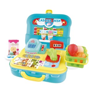 MALETA CAIXA REGISTRADORA COM ACESSÓRIOS DE PLASTICO 31 PEÇAS  - DMT5587