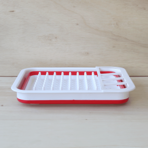 ESCORREDOR DE LOUÇA RETRATIL DE SILICONE E PLÁSTICO - 13X30X36 - HU56505-VM