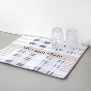 APARADOR DE TECIDO E ESCORREDOR DE LOUÇA DE POLIÉSTER 39X49CM - 97584-C