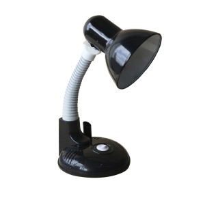 LUMINÁRIA DE MESA DE METAL E PLÁSTICO COM SUPORTE PARA CANETA BIVOLT - NS0867-PT