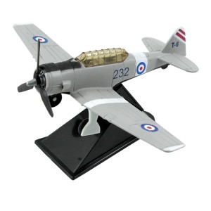 MINIATURA COLECIONAVEL CLASSIC FIGHTER T-6 CINZA - DMC3706