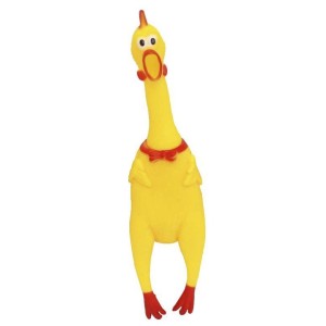 GALINHA DE BORRACHA 30 CM MORDEDOR PARA PETS - HD54601