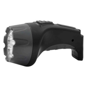 LANTERNA MANUAL COM INMETRO 7 LEDS DE PLÁSTICO 15X17CM BIVOLT - ALL51103-PT